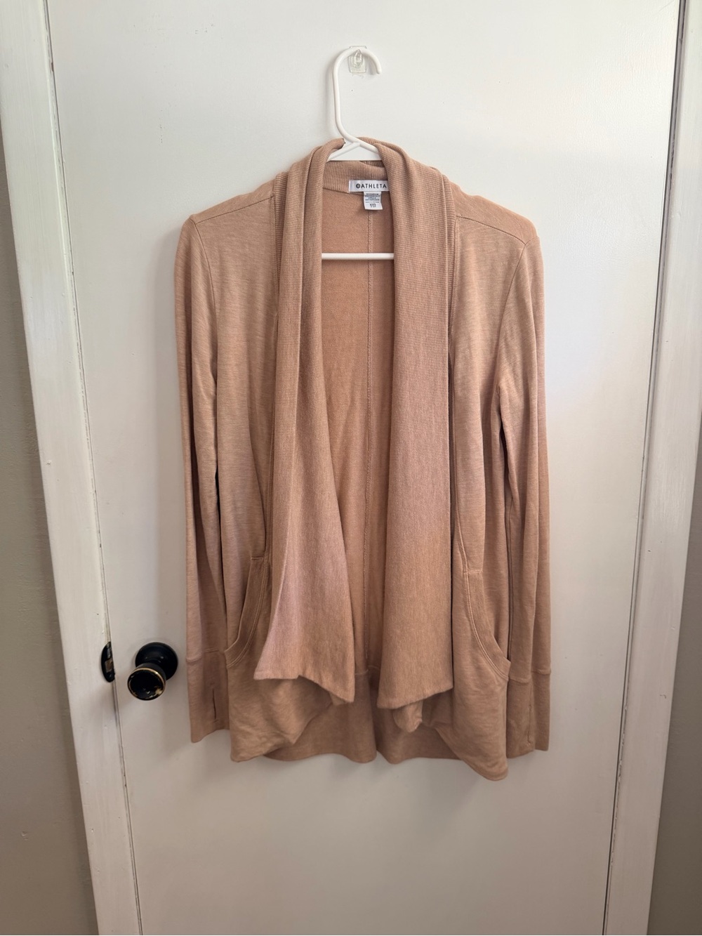 Athleta Women's Open-Front Draped Cardigan - Camel